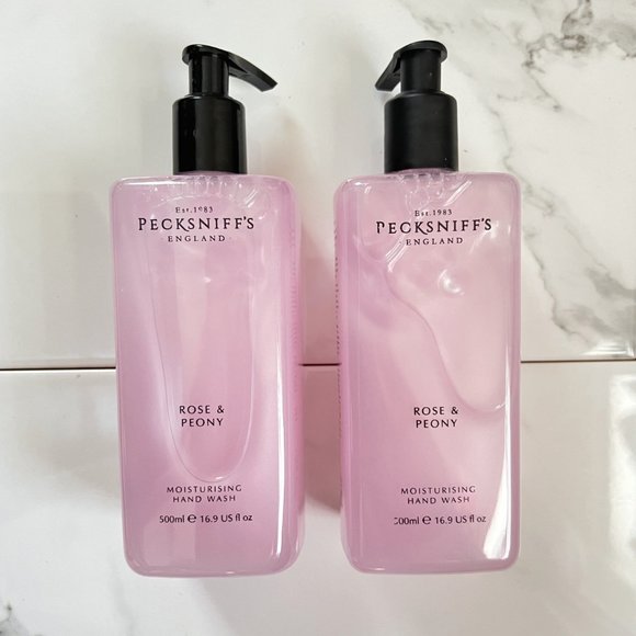 NEW 2x Pecksniffs Rose & Peony Moisturizing Hand Wash 16.9 fl oz - Picture 1 of 1